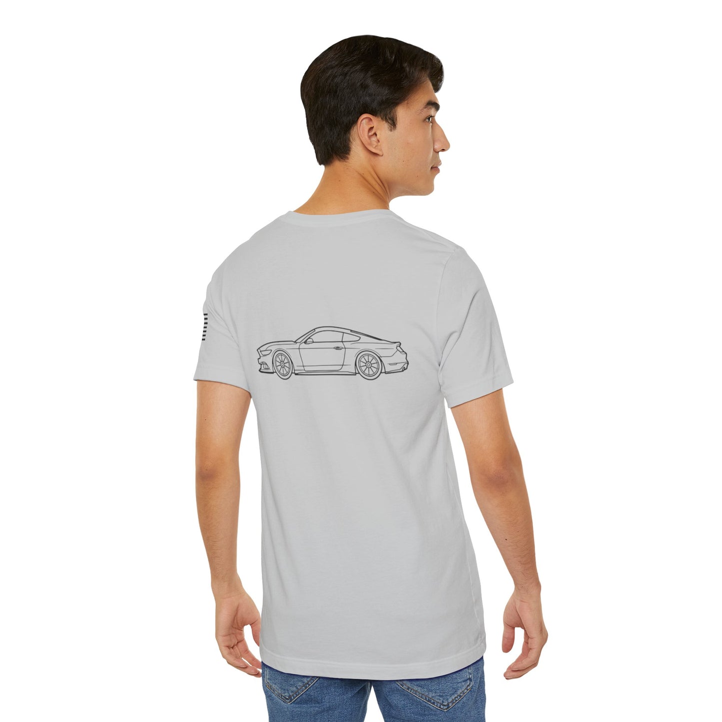 Racing Mustang Graphic Tee - Unisex Short Sleeve Shirt with Sleek Car Designs