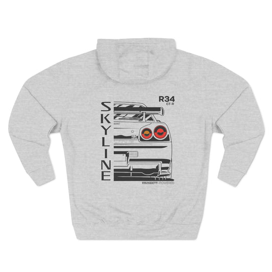 Retro Skyline GT-R Fleece Hoodie