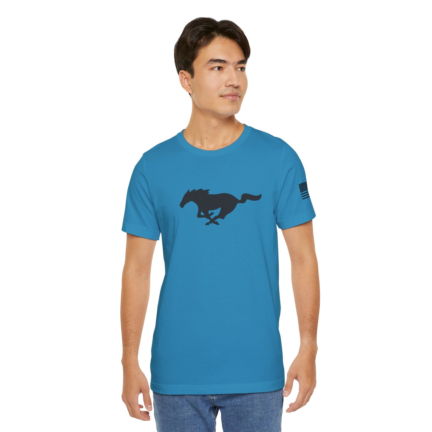 Racing Mustang Graphic Tee - Unisex Short Sleeve Shirt with Sleek Car Designs