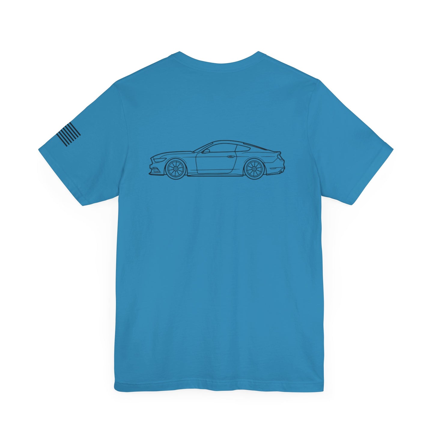 Racing Mustang Graphic Tee - Unisex Short Sleeve Shirt with Sleek Car Designs