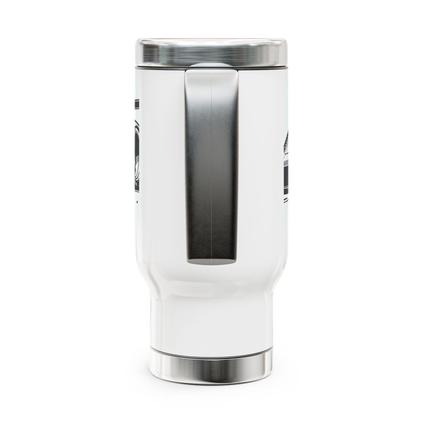 Racing Car Travel Mug - 14oz Stainless Steel with Handle