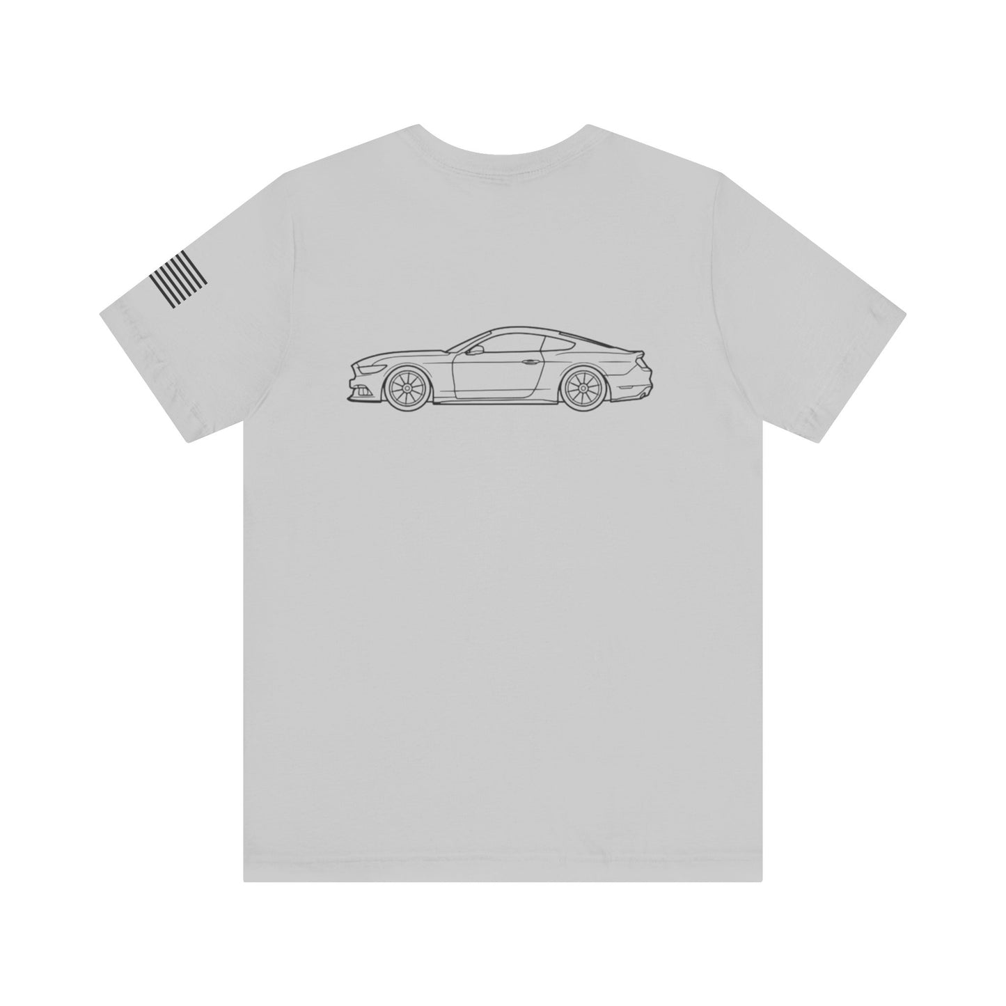 Racing Mustang Graphic Tee - Unisex Short Sleeve Shirt with Sleek Car Designs