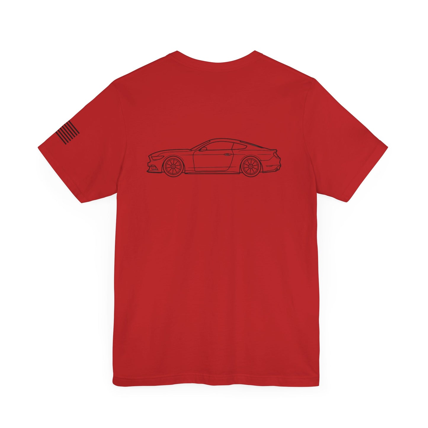 Racing Mustang Graphic Tee - Unisex Short Sleeve Shirt with Sleek Car Designs