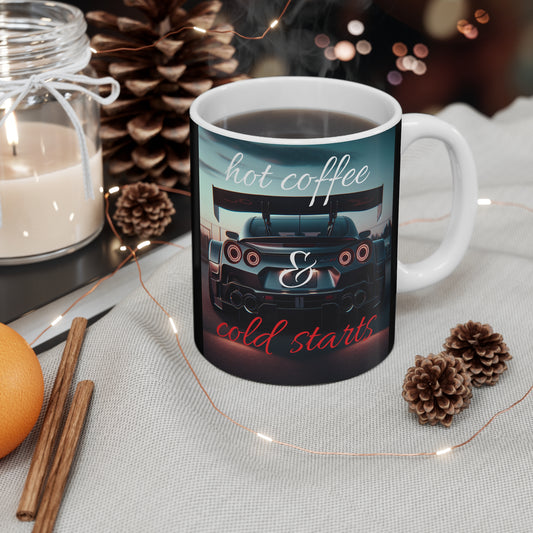 Hot Coffee & Cold Starts Mug