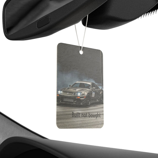 Built Not Bought Car Air Freshener - Auto Enthusiast air freshener Tag