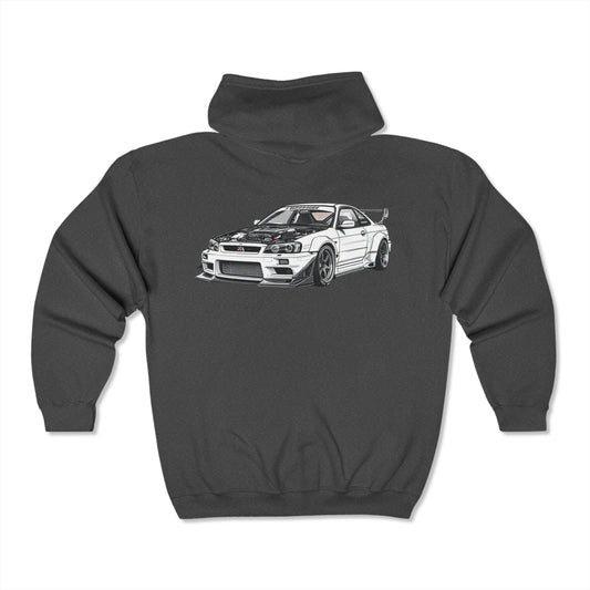 Because Racecar! Unisex Hoodzip Sweatshirt