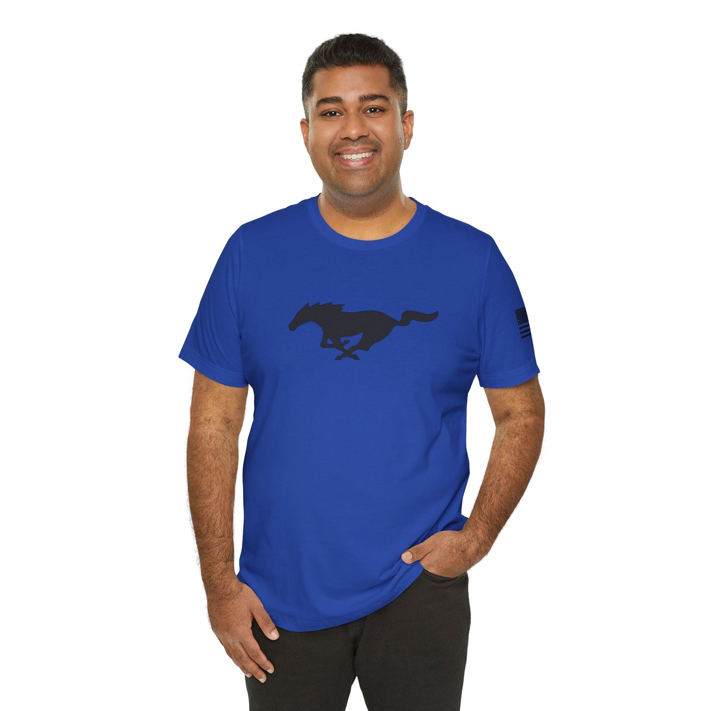 Racing Mustang Graphic Tee - Unisex Short Sleeve Shirt with Sleek Car Designs