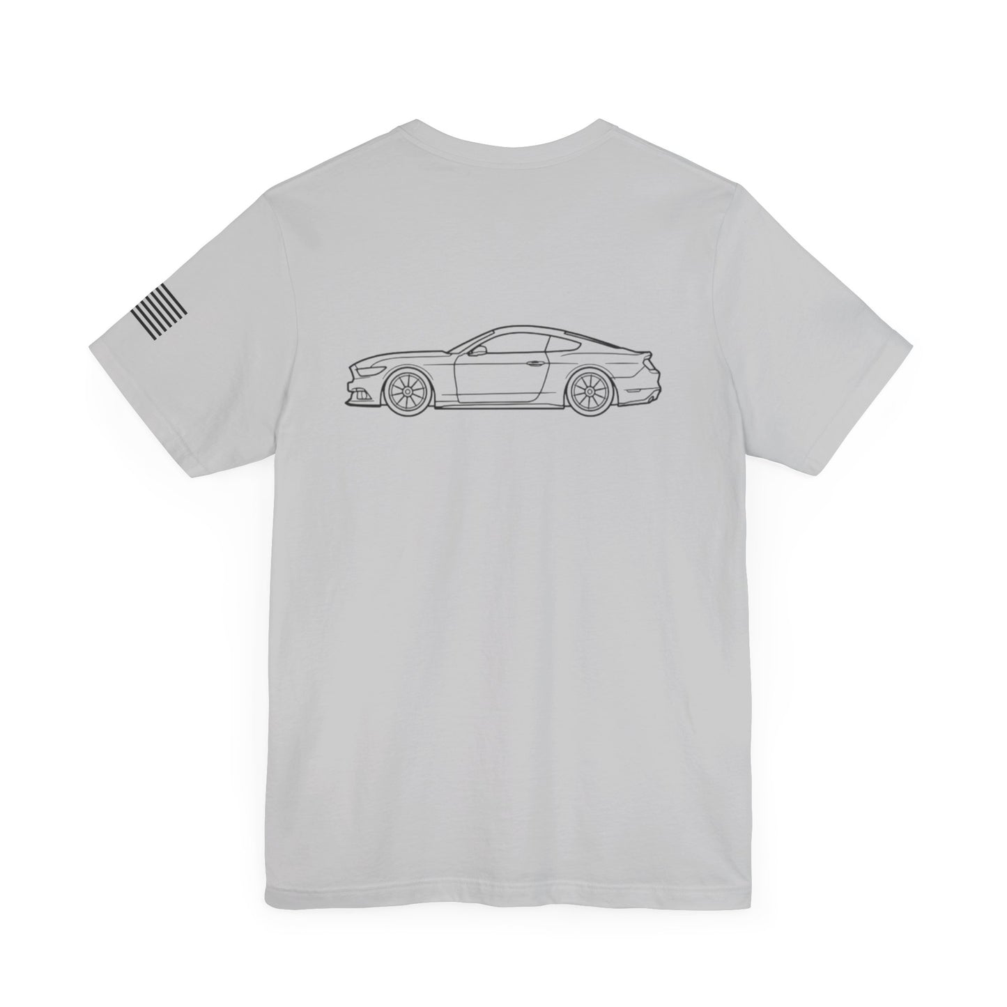 Racing Mustang Graphic Tee - Unisex Short Sleeve Shirt with Sleek Car Designs